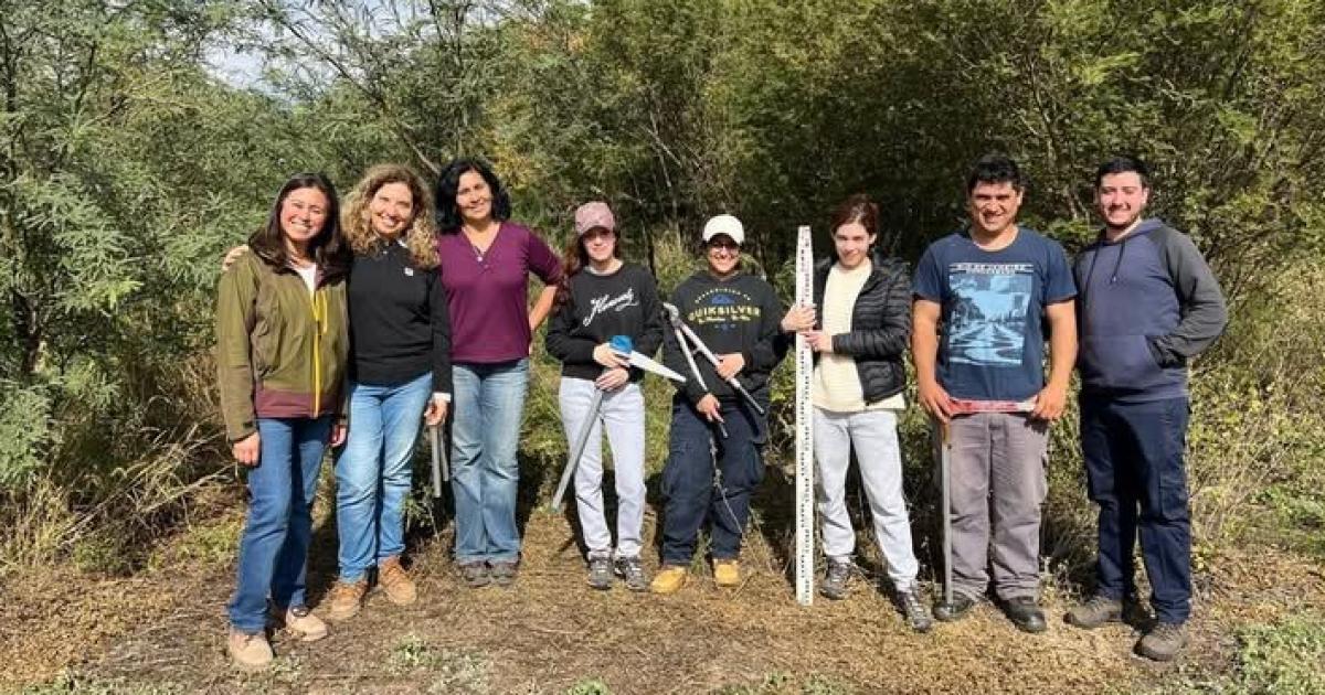  Equipo de profesionales que llevó adelante las acciones en el campo del INTA