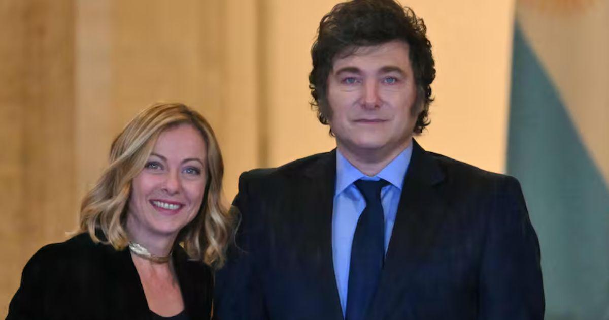 Milei firmó un importante convenio con Italia