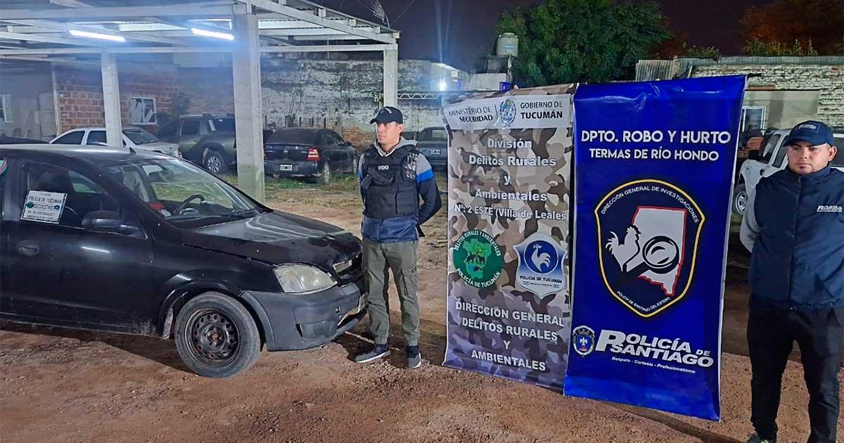 El operativo policial se hizo en conjunto con la policía de Tucumn