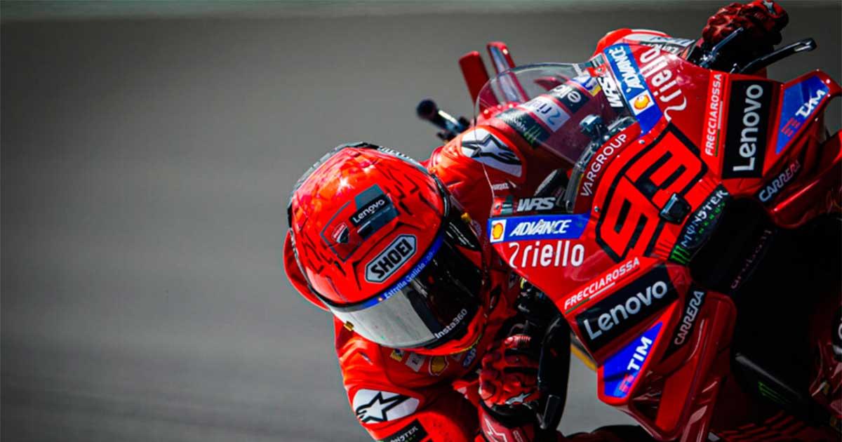 Marc Maacuterquez ganoacute un carreroacuten en Aragoacuten y asestoacute un KO a Bagnaia en el campeonato