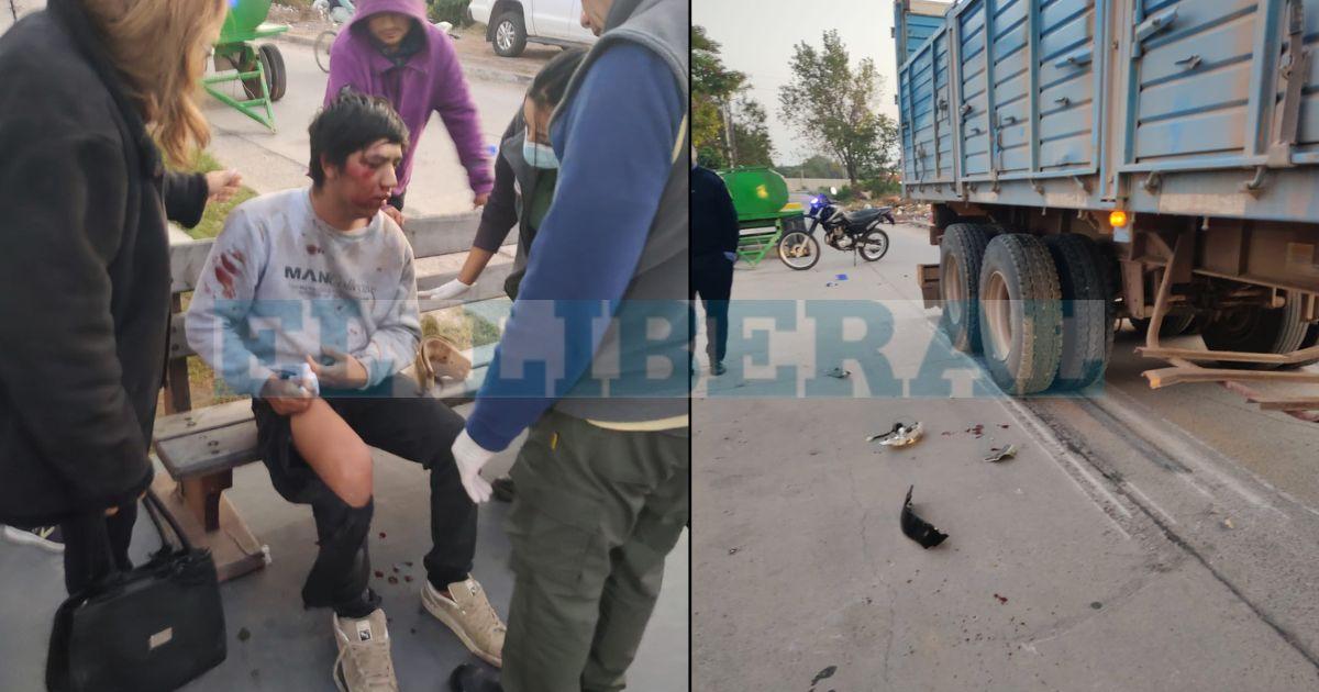 Un joven tuvo que ser asistido por las heridas que sufrió