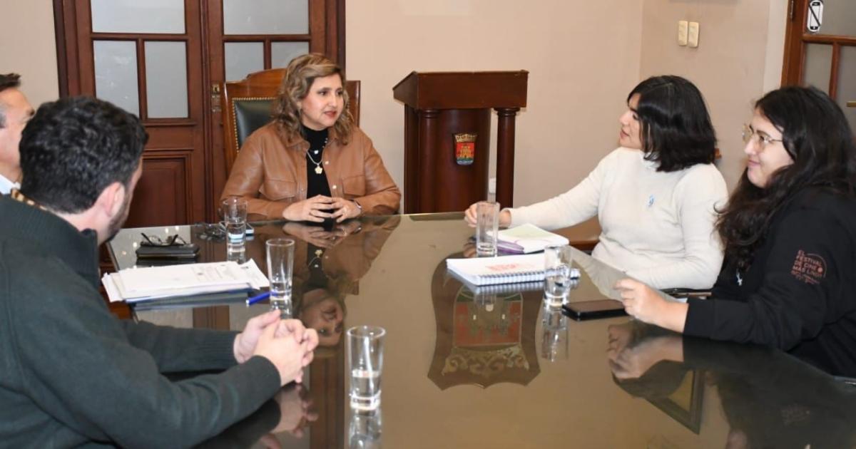 Reunión con la intendenta Norma Fuentes