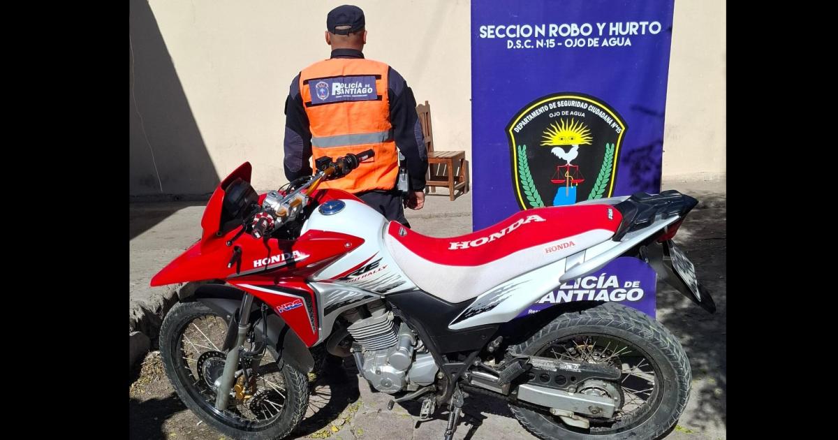 El motovehículo quedó en sede policial a disposición de la Justicia