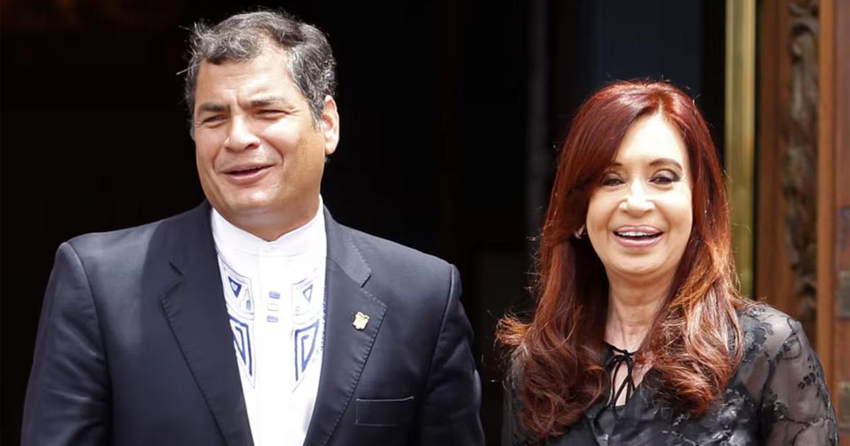 Rafael Correa y Evo Morales se mostraron solidarios con Cristina Kirchner