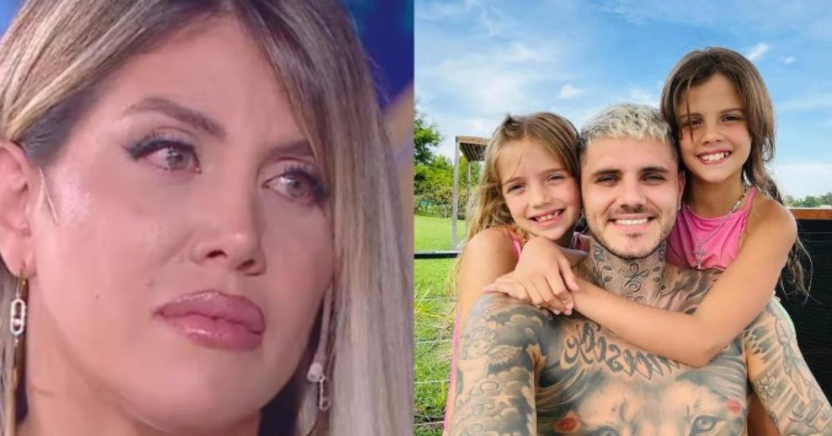 Wanda Nara y Mauro Icardi pelean por sus hijas