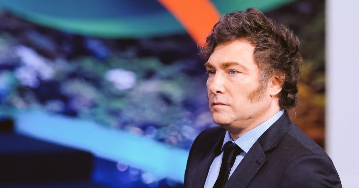 Un hombre con la bandera de Palestina intentó agredir a Javier Milei en Israel