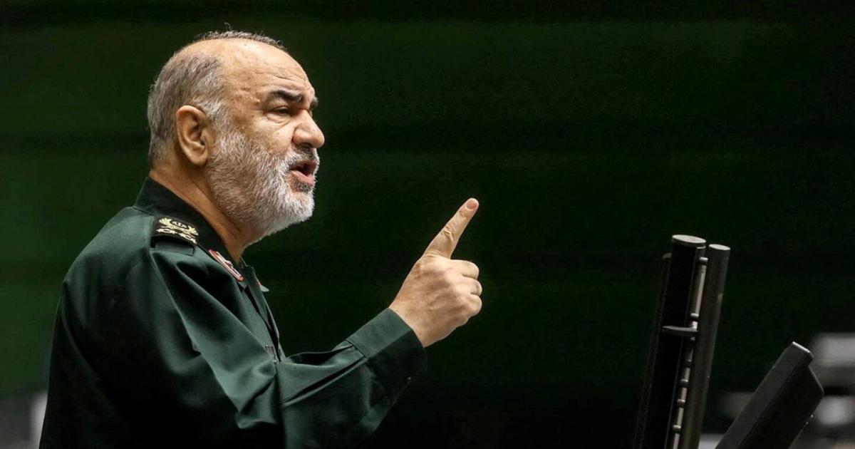 El comandante de la Guardia Revolucionaria Islmica el general Hossein Salami (Foto- REUTERS)