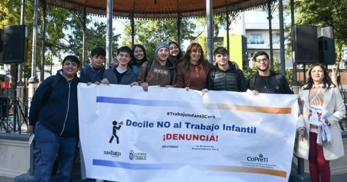 Realizaron una jornada de concientización para prevenir contra el trabajo infantil