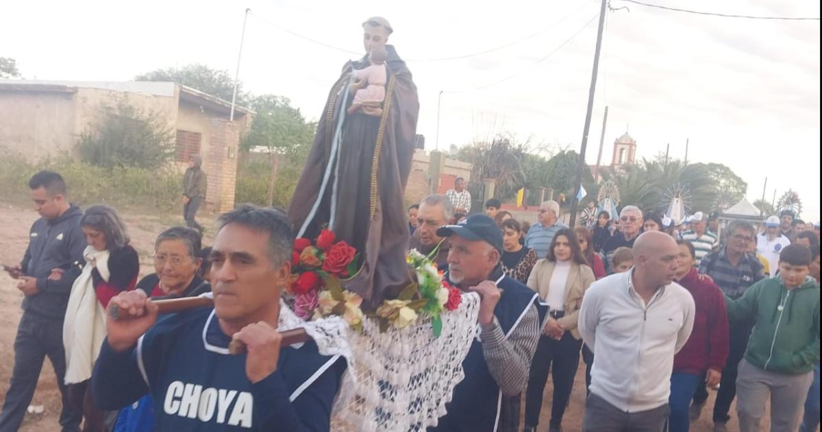 San Antonio de Padua seraacute honrado por su pueblo creyente de Choya