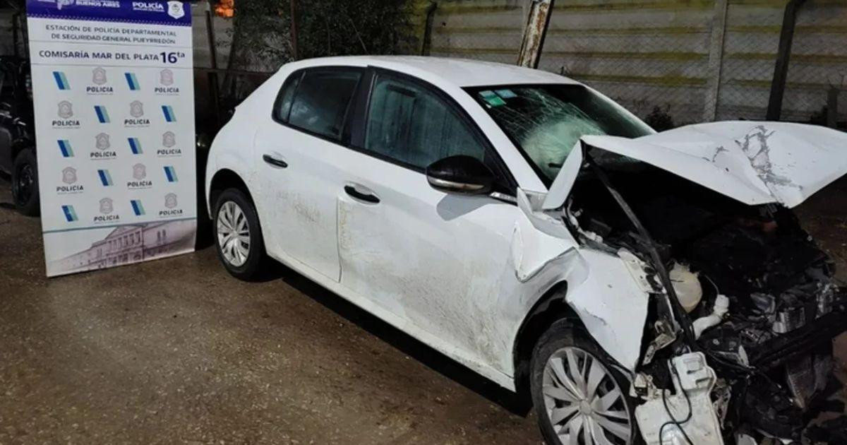 Los adolescentes fueron detenidos tras el violento impacto