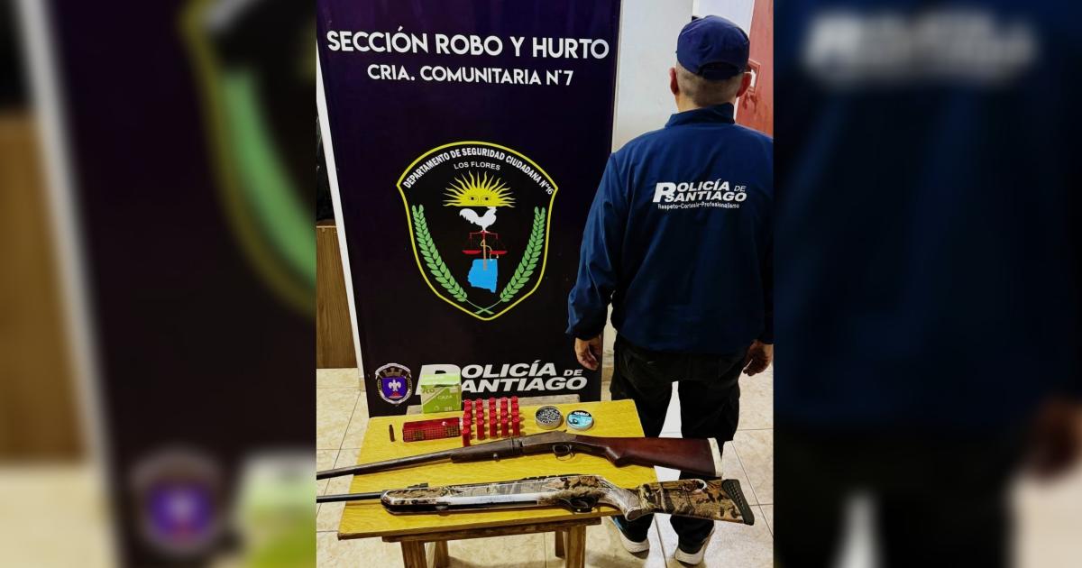 Crueldad animal- secuestran armas y municiones en un allanamiento en el barrio Independencia