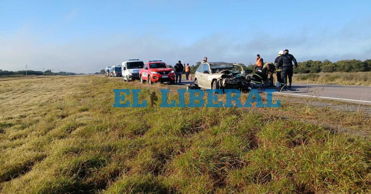 Fatal accidente en Ruta 34- fallecioacute conductor de un automoacutevil tras impactar contra un camioacuten en Abra Grande