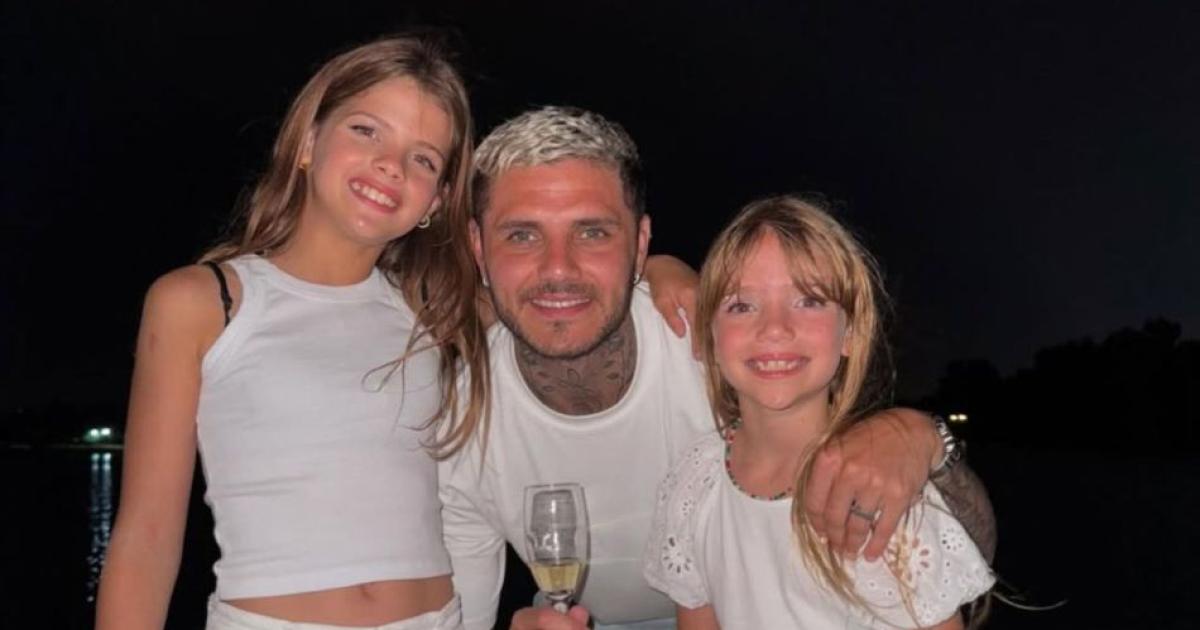 Mauro Icardi no pasó con sus hijas el Día del Padre