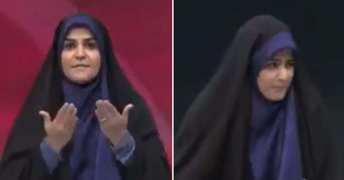 Video Israel bombardeoacute la TV estatal de Iraacuten en pleno aire y la conductora escapoacute en vivo