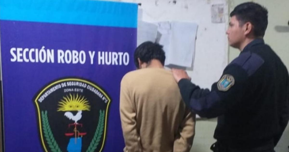 Capturaron al sujeto que robó a un remisero- Foto- Relaciones policiales