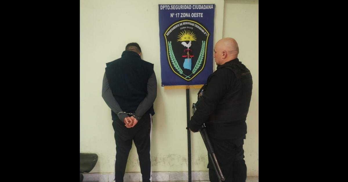 Barrio Santa Rosa de Lima- detienen a un hombre por golpear a su pareja