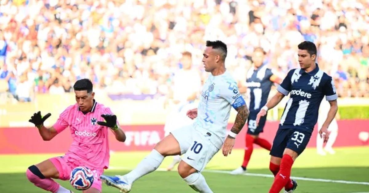 El Inter de Lautaro Martínez y el Monterrey igualaron en un partidazo