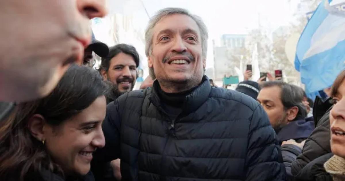 Gracias en nombre de Neacutestor- Maacuteximo Kirchner agradecido tras la marcha por Cristina