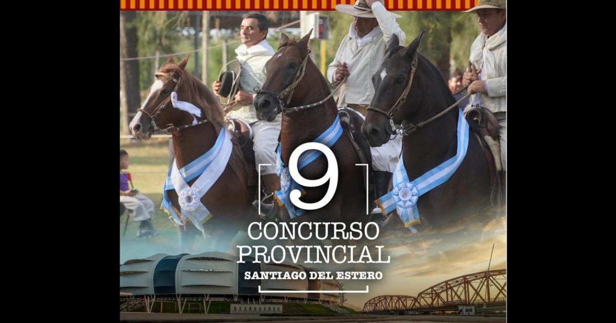 Santiago del Estero seraacute sede del 9deg Concurso Provincial de Caballos Peruanos de Paso