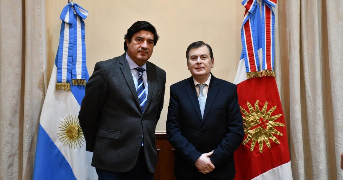 El gobernador Zamora recibió al juez Alejandro Slokar en una visita protocolar