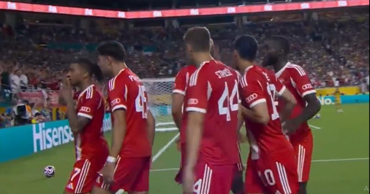 Asiacute llegoacute el 2-1 del Bayern- Olise definioacute con clase frente a Boca