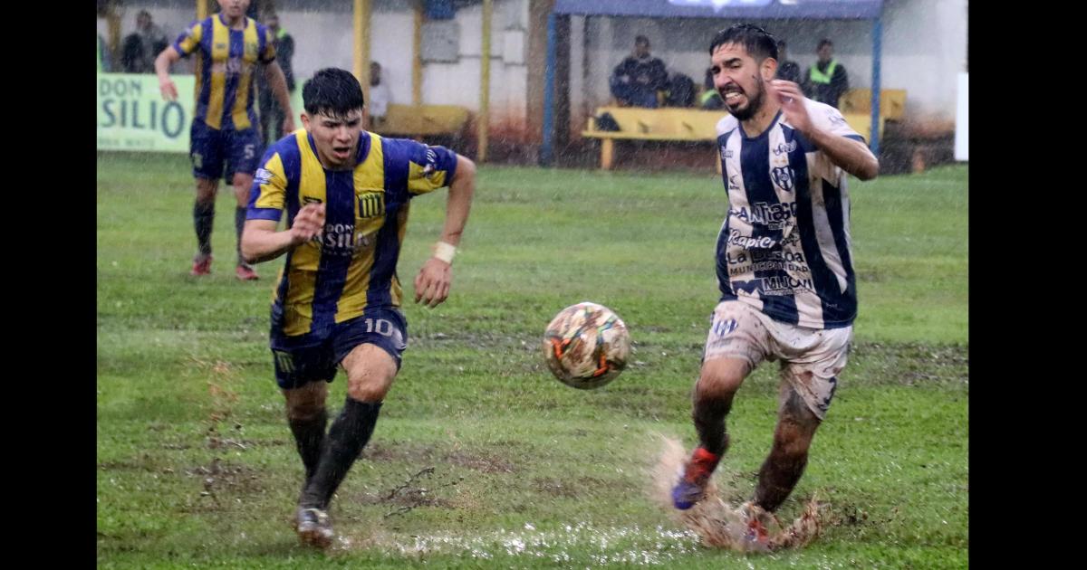 La lluvia lo detuvo- Sarmiento y Mitre completan el partido este lunes