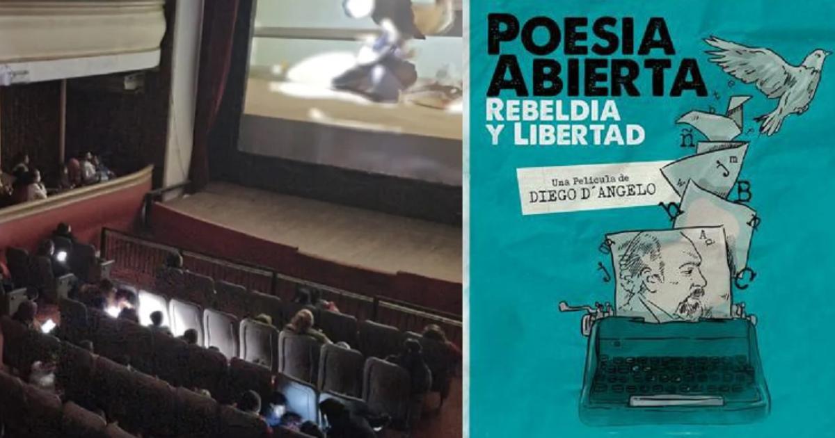Velada nica para la cultura santiagueña- se estrena Poesía Abierta en el Cine Renzi