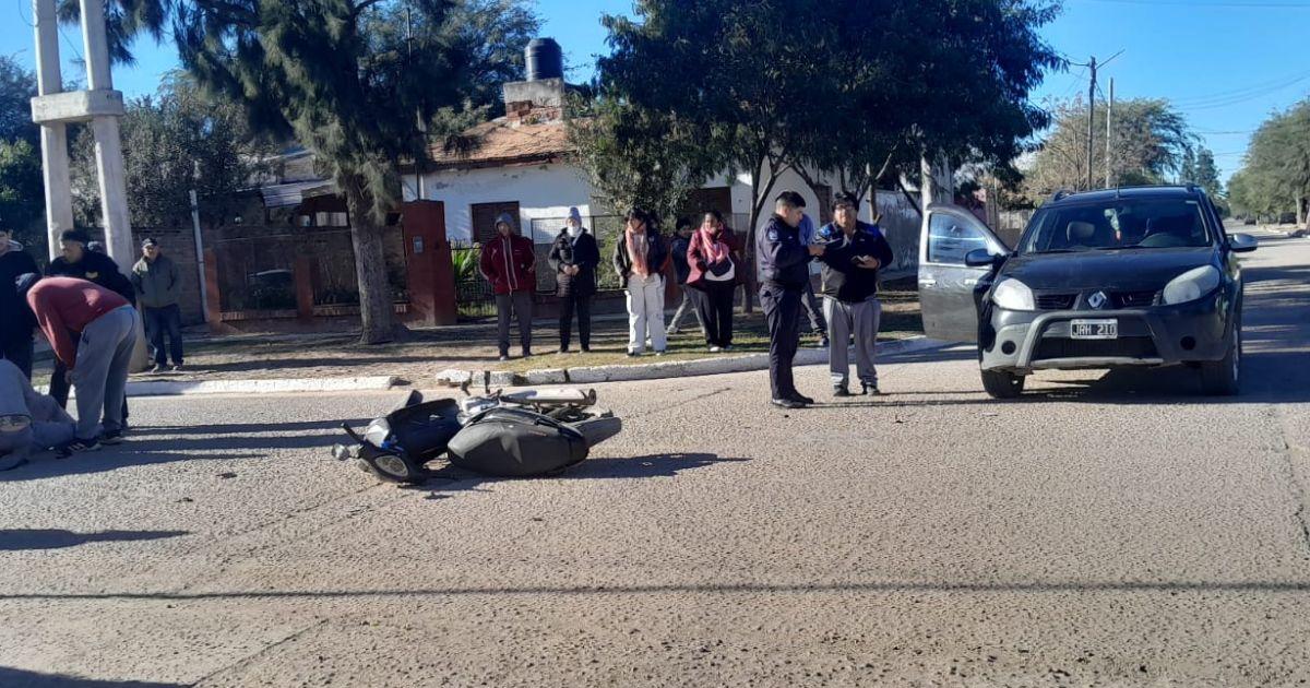 La joven tuvo que ser hospitalizada tras el choque