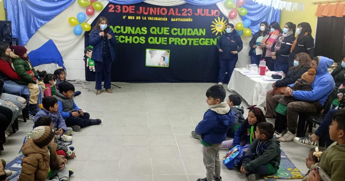 Antildeatuya lanzoacute el 2deg mes de la vacunacioacuten santiaguentildea con actividades en jardines y centros de salud
