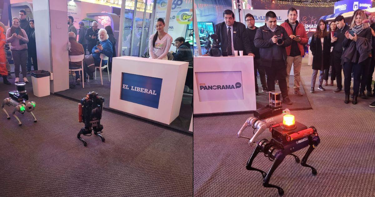 El cabo Lugones recorriendo la expo Smart City