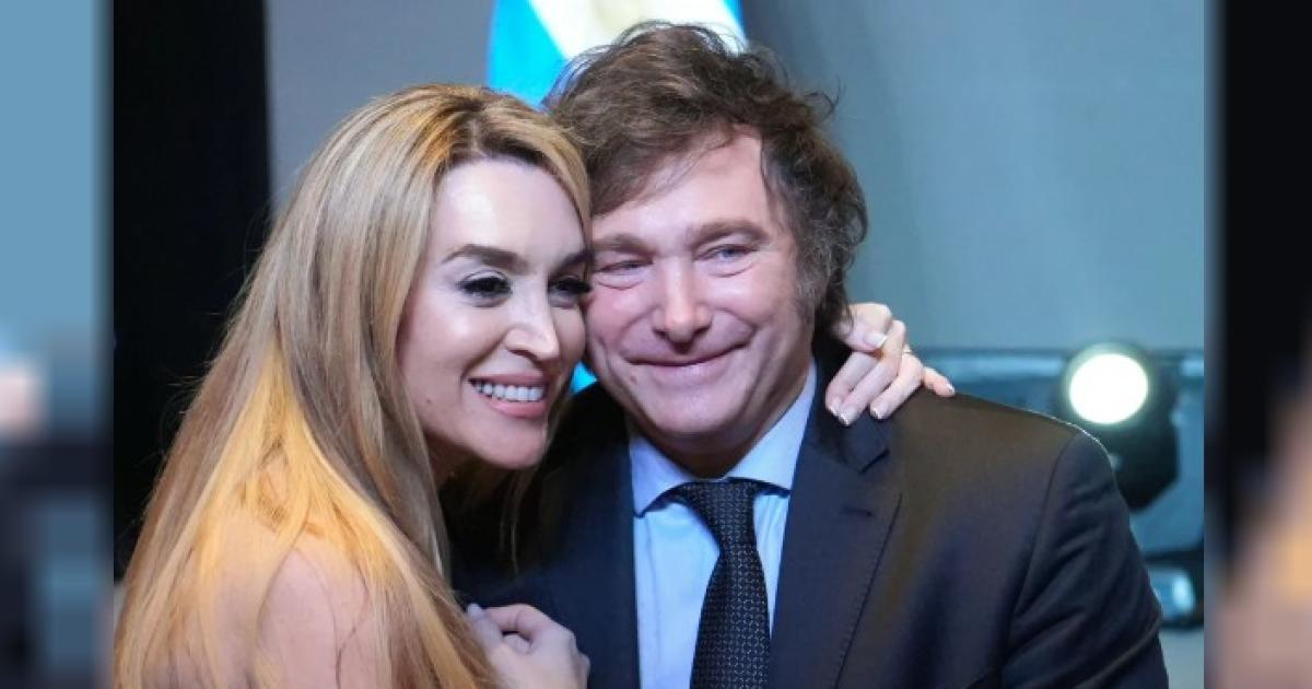 Javier Milei y Ftima Florez