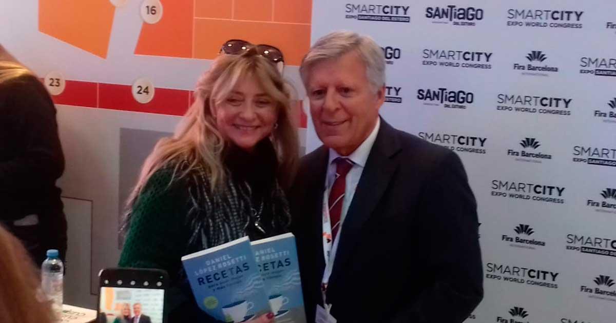 El Dr López Rosetti interactuando con el pblico