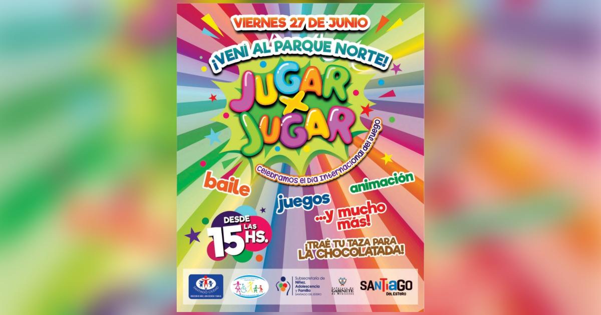 Invitan a participar a la jornada Jugar por Jugar en el Parque Norte