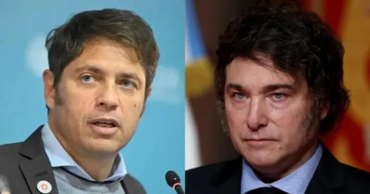 Kicillof cruzó a Milei- El que insulta es porque no tiene razón