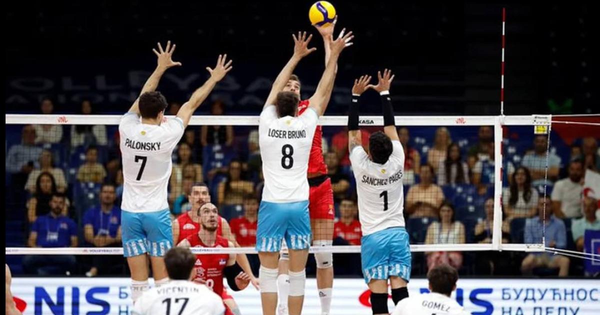 Argentina se llevoacute un gran triunfo ante Serbia
