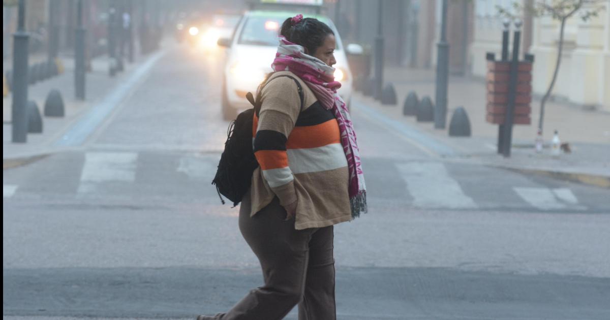 La ola polar sorprendioacute con un fenoacutemeno climaacutetico en Santiago