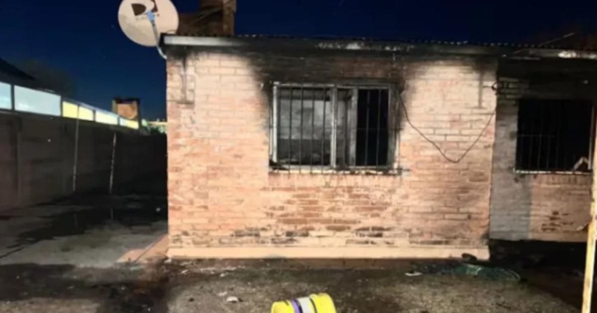 Así quedó la casa (Foto- NA)