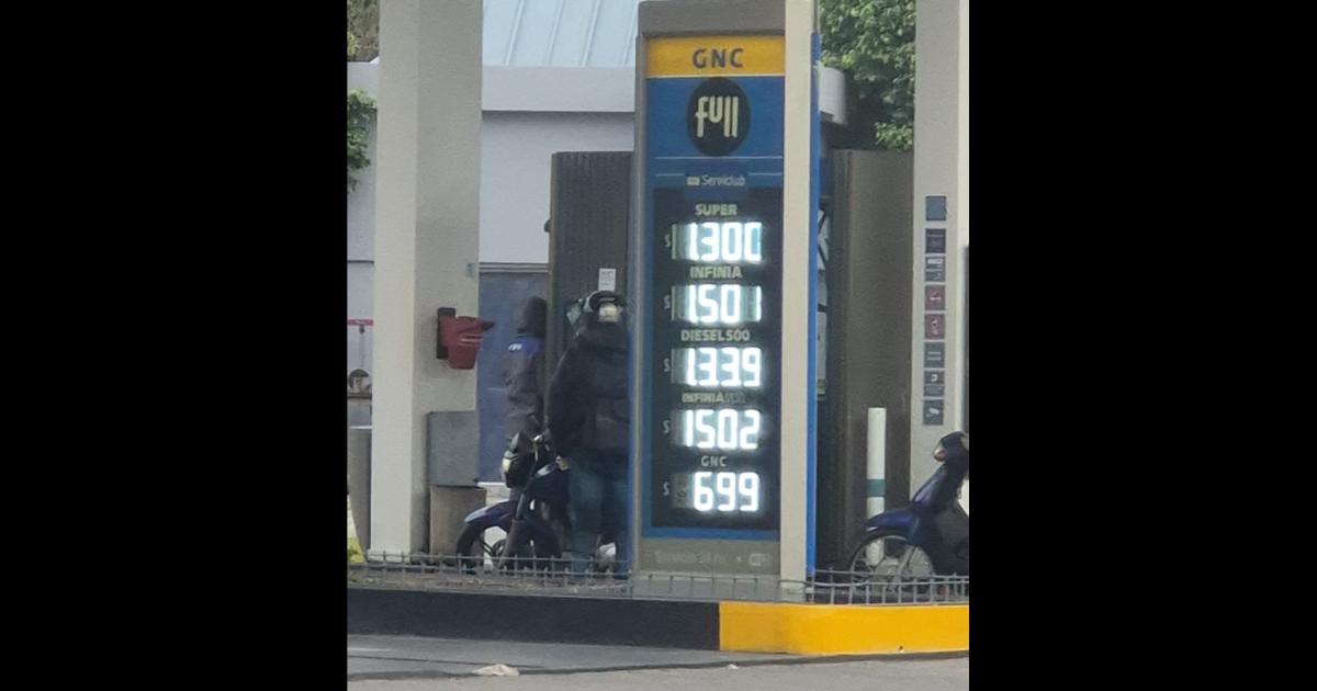 Los nuevos precios de los combustibles en los surtidores de las YPF de Santiago del Estero