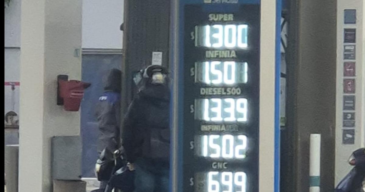 NUEVOS VALORES Los precios de YPF tras el aumento