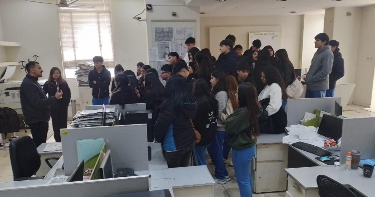 Los alumnos visitaron EL LIBERAL
