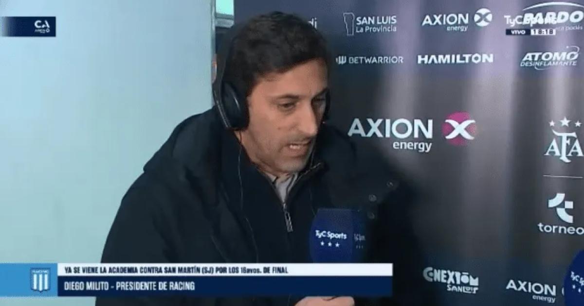 Milito apuntó fuerte tras la polémica salida de Salas rumbo a River