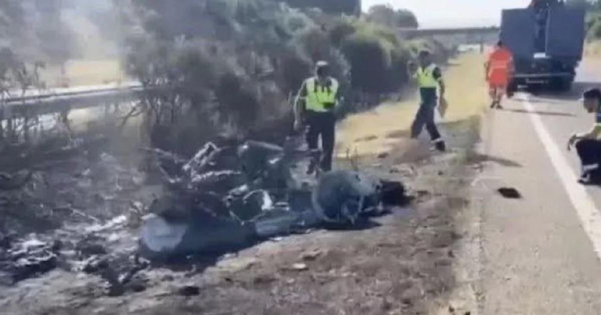 Imaacutegenes estremecedoras- el auto de Diogo Jota tras el accidente que le costoacute la vida