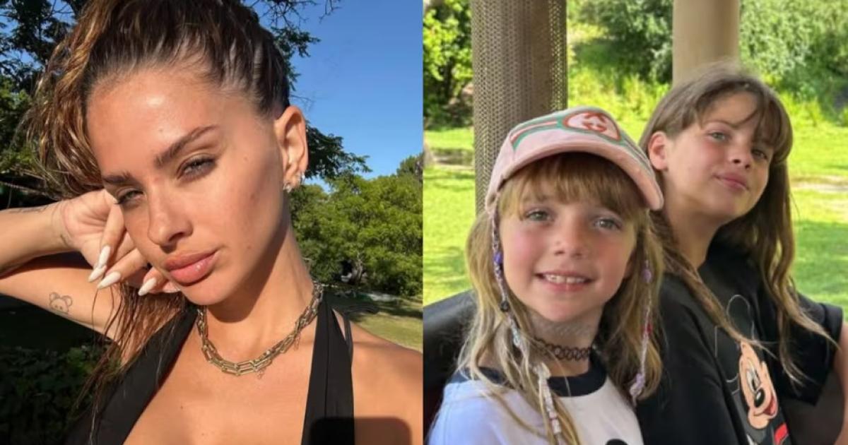 La China con las hijas de Icardi y Wanda Nara