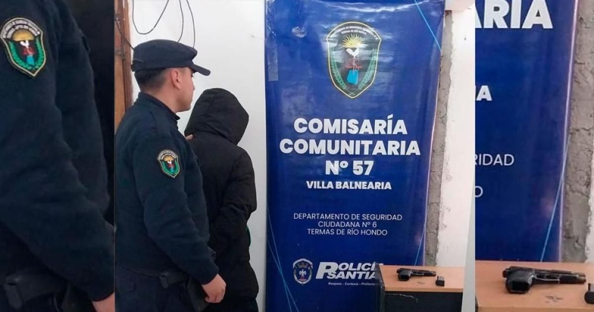VILLA BALNEARIA Operativo durante la mañana de ayer