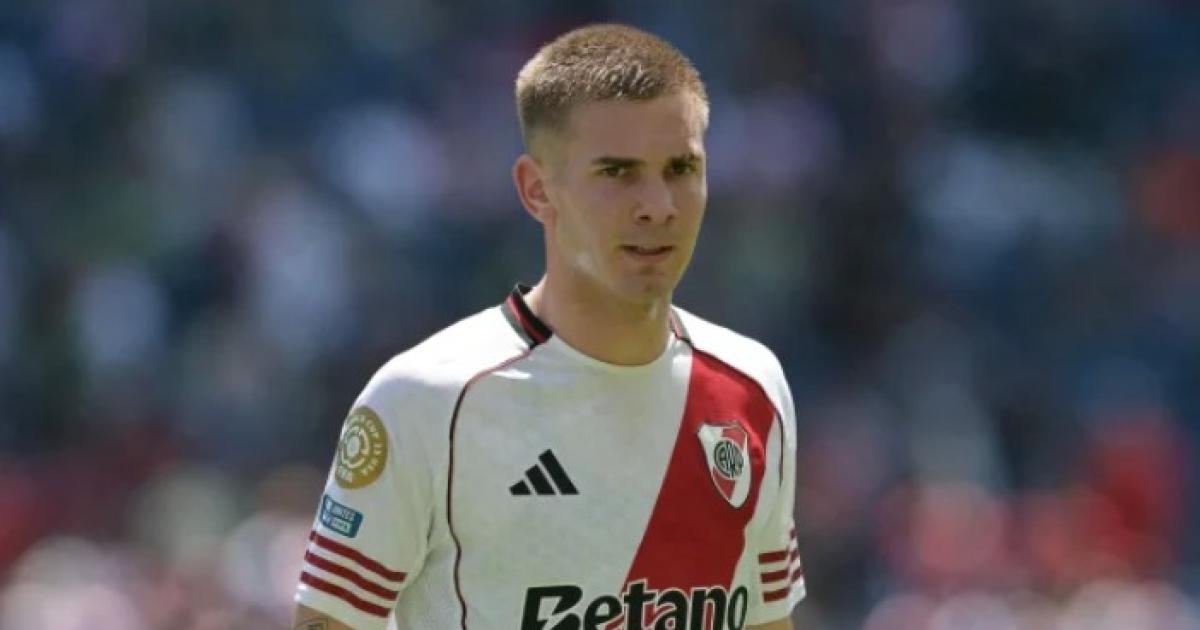 Franco Mastantuono se despide de River