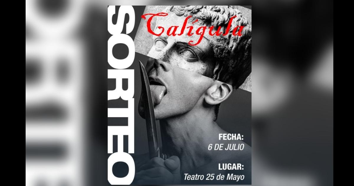 Estos son los ganadores para ver Caliacutegula en el Teatro 25 de Mayo