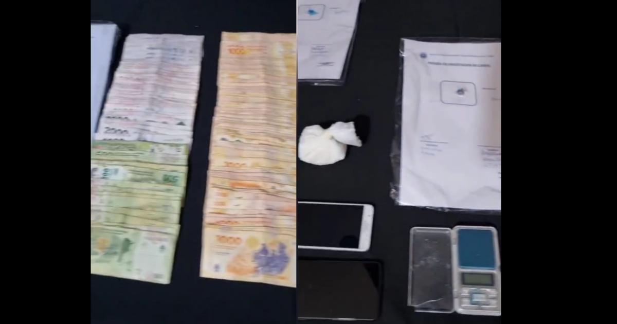 Operativo antidrogas en barrio Industria- secuestran cocaína marihuana y ms de 500000