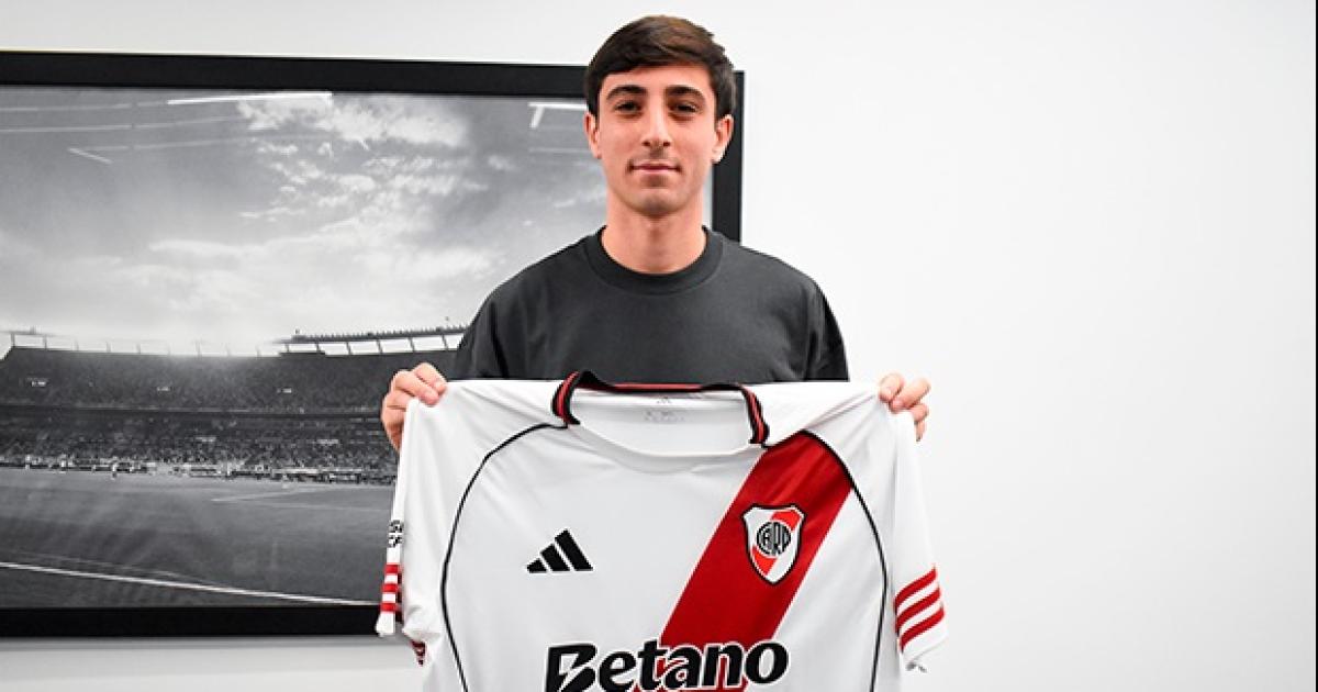 Dadín firmó su primer contrato en River y tendr la clusula ms alta del ftbol argentino