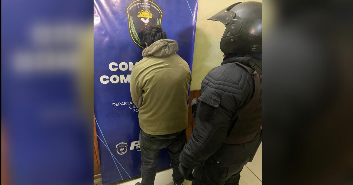 Terminó preso por acercarse a su madre