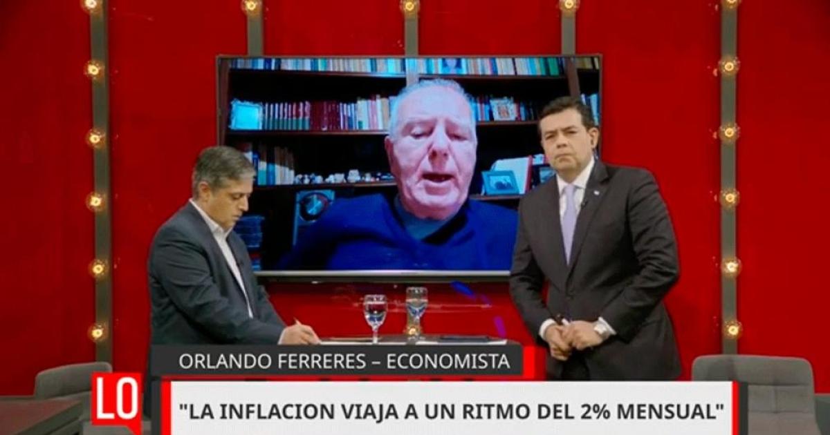 ORLANDO FERRERES El analista económico fue entrevistado este martes en Libertad de Opinión